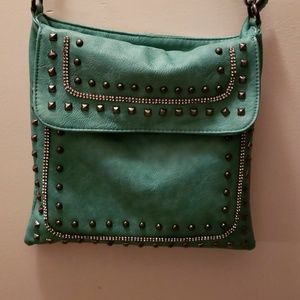 Teal Crossbody Purse